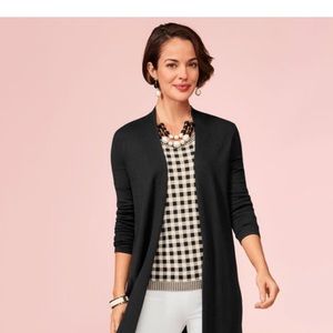 Sold** Talbots open front cardigan